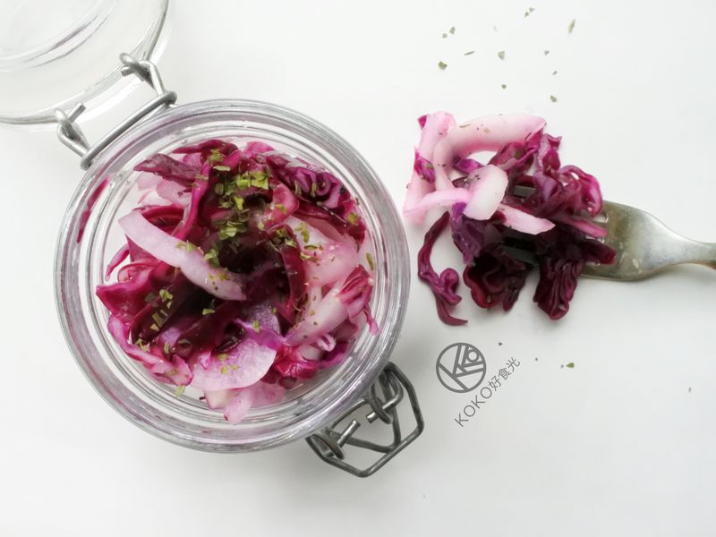醋漬紫高麗菜(簡易泡菜Coleslaw)