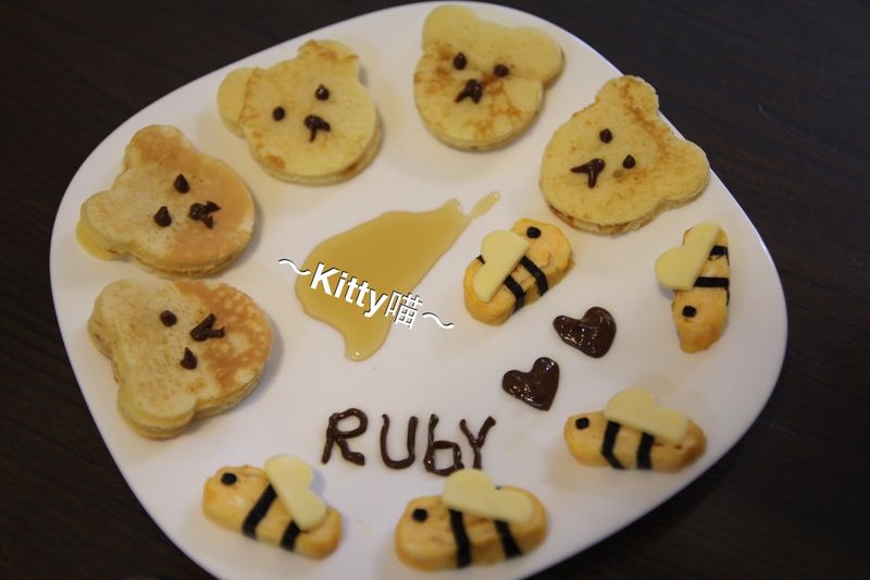 Kitty喵-小蜜蜂鬆餅餐
