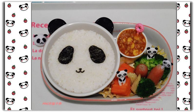 【親子食堂】熊貓義大利肉醬飯飯