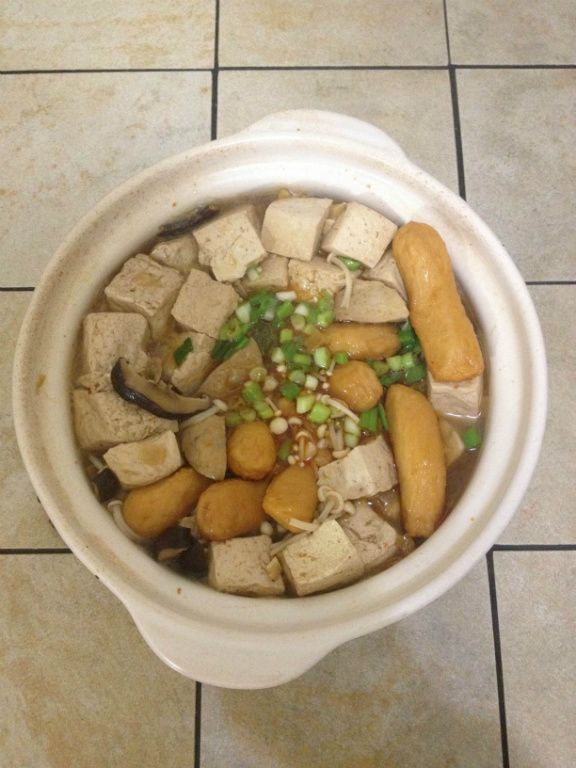 『萬家香大吟釀薄鹽醬油』醬燒臭豆腐