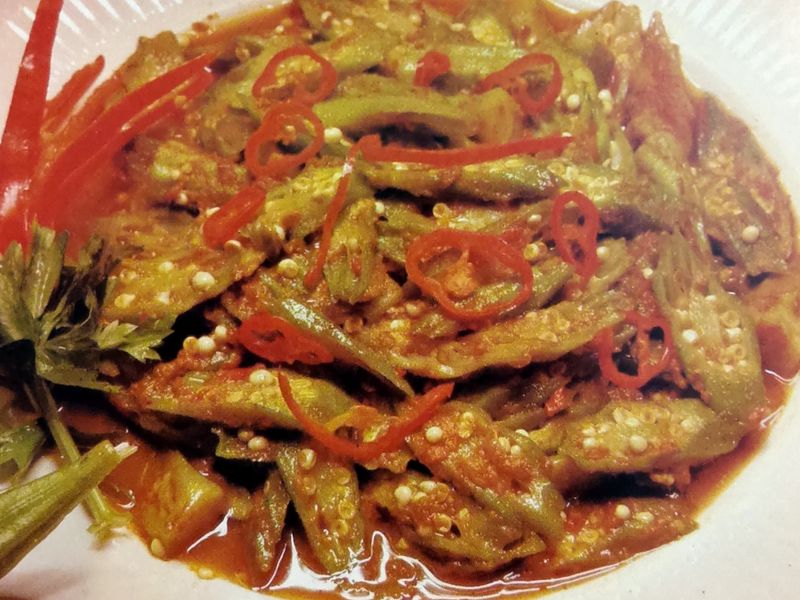 (星馬料理)炒羊角豆