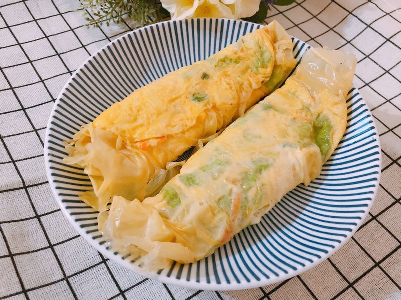 減糖料理-千張蔬菜蛋餅