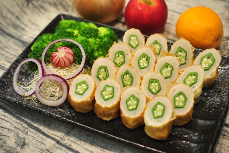 竹輪秋葵捲(便當菜)