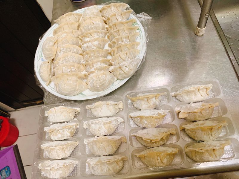 中式料理-韭菜豬肉水餃🥟🧂🥢