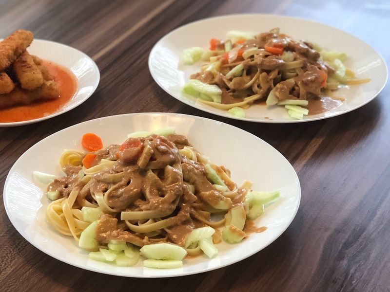 麻醬涼麵(美國花生醬版)