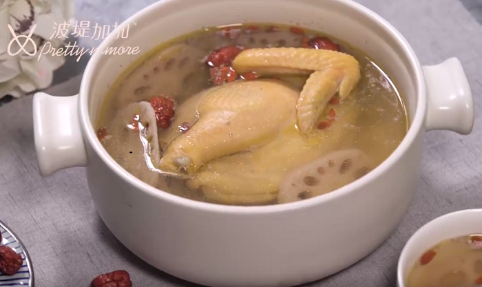 牛蒡蓮藕雞湯