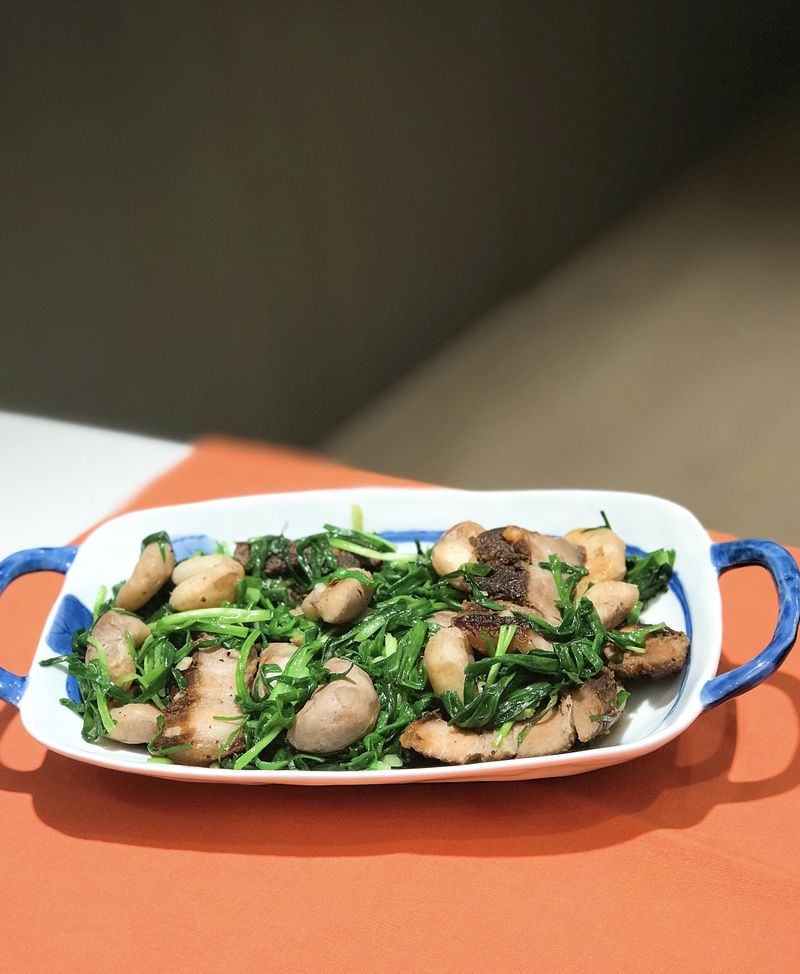 菱角鹹肉珠蔥