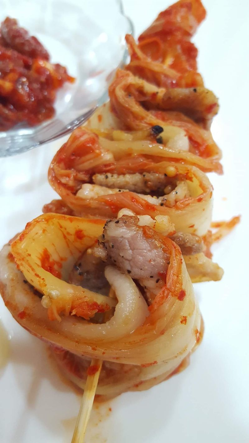 泡菜肉串