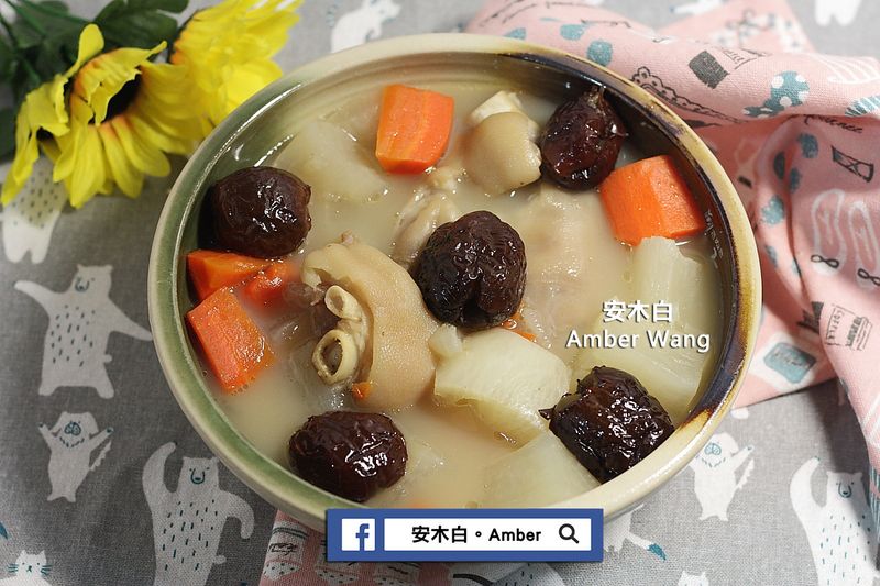 蜜棗燉豬蹄湯
