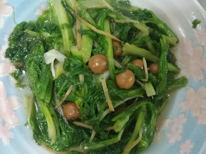 破布子炒筒篙