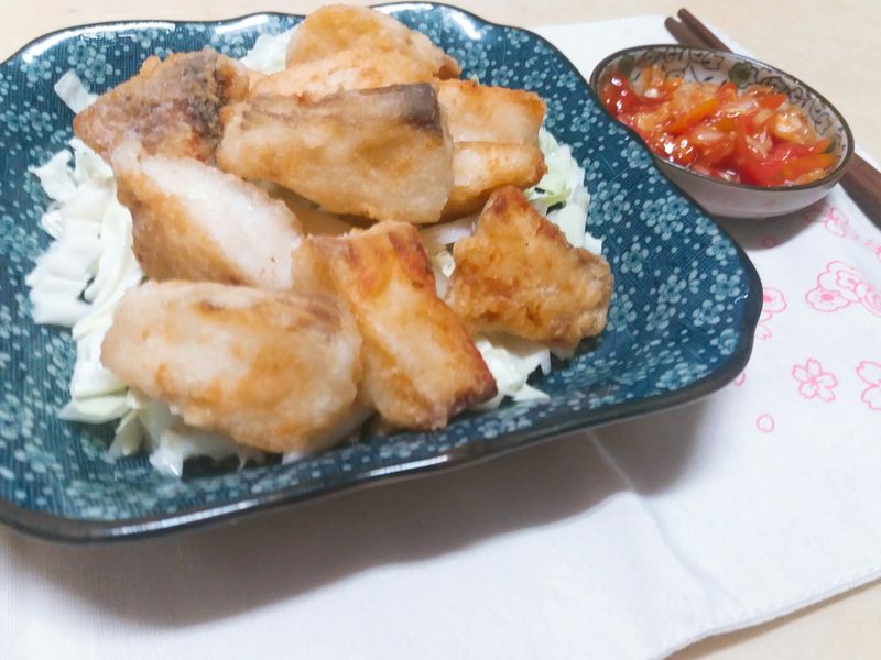 莎莎鯛魚塊~