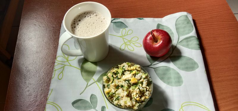 柚香翡翠蛋炒飯