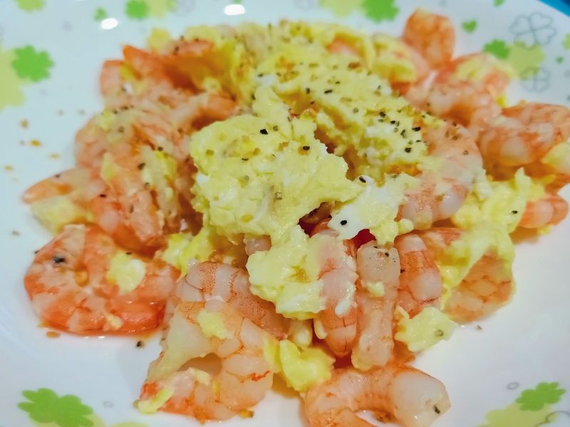 蝦仁炒蛋~簡單快速健康料理