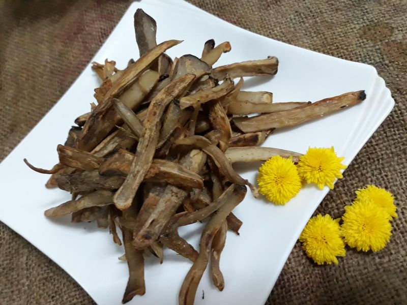自製香草素肉條小零嘴(素食可吃)