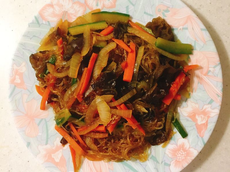雜菜炒冬粉