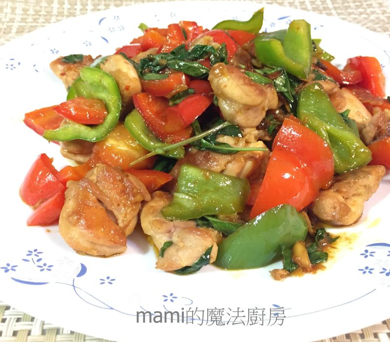 魚香彩椒雞腿肉