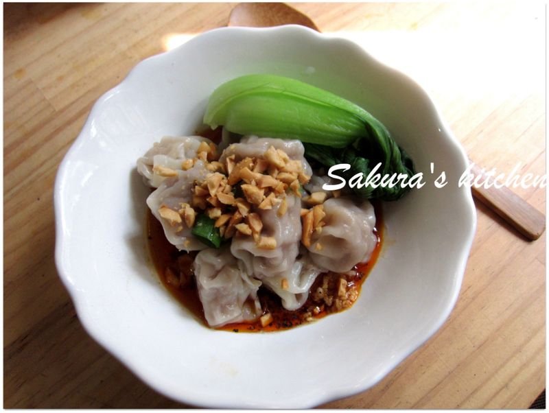 ♥我的手作料理♥紅油抄手