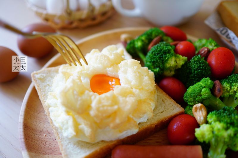 網美料理自己動手做~雲朵蛋吐司!
