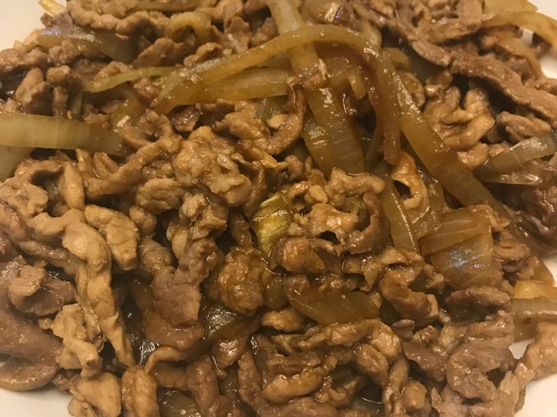 烤肉醬肉絲