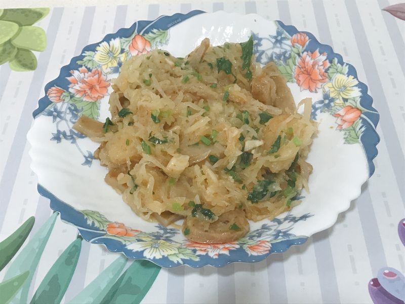清炒蘿蔔黑輪