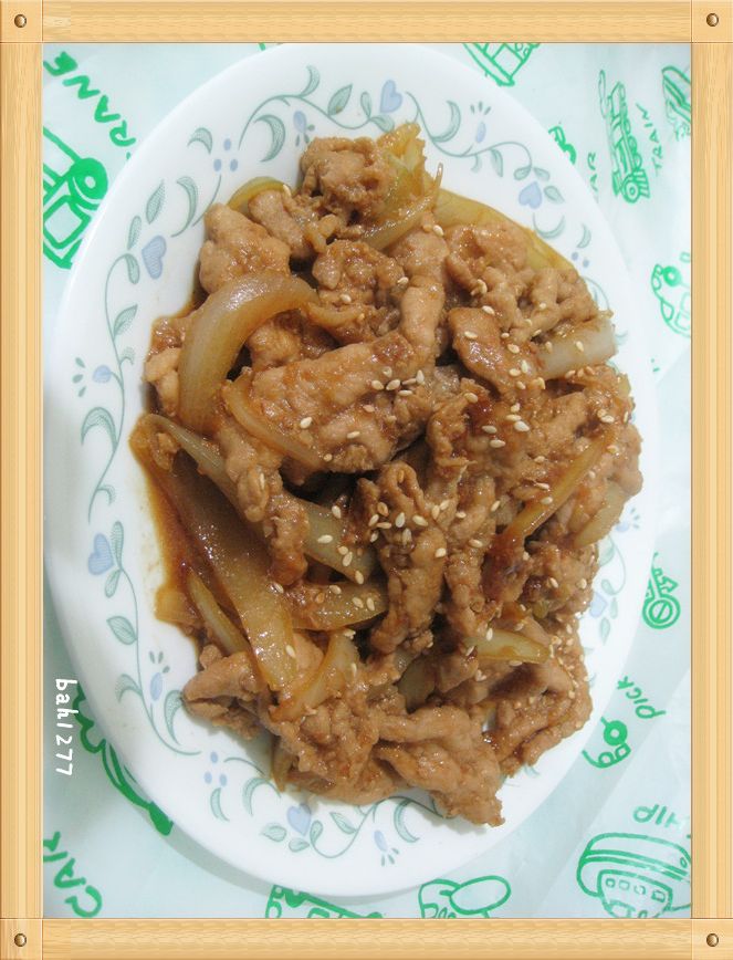 照燒薑汁洋蔥肉