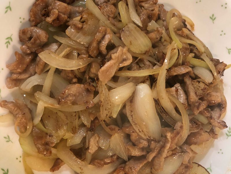 洋蔥炒肉絲