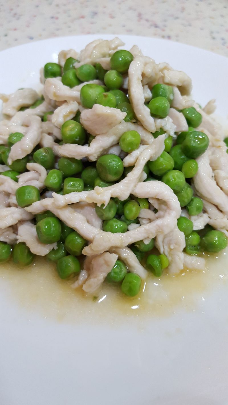 甜豆雞絲