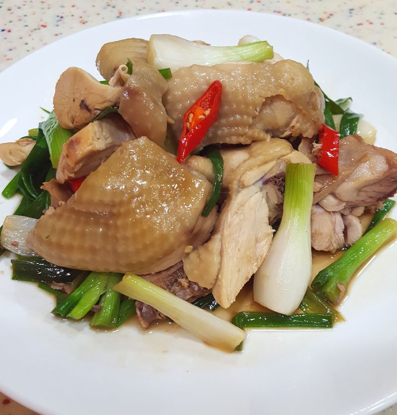 回鍋白斬雞