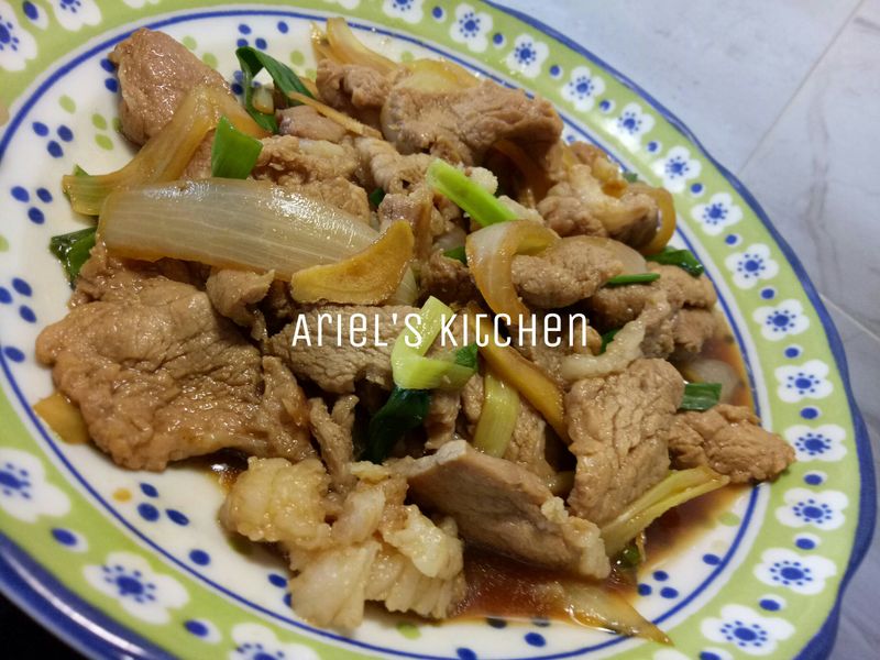 蔥爆豬肉