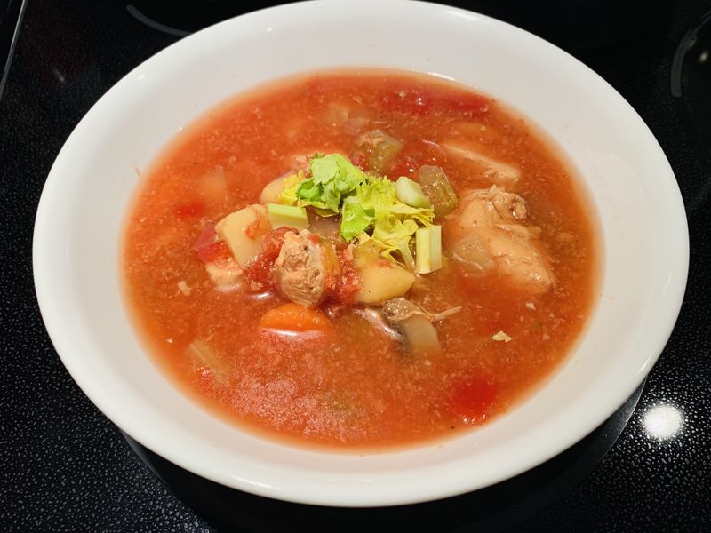 番茄蔬菜雞肉濃湯(減醣-壓力鍋零失敗)