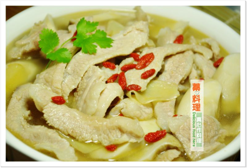 麻油杏鮑松阪豬