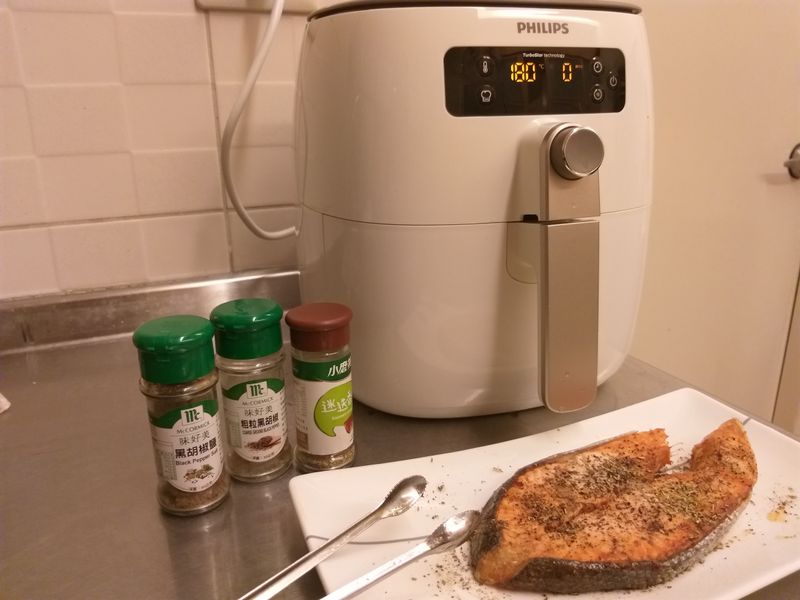 飛利浦氣炸鍋-香酥鮭魚排-秀水門市