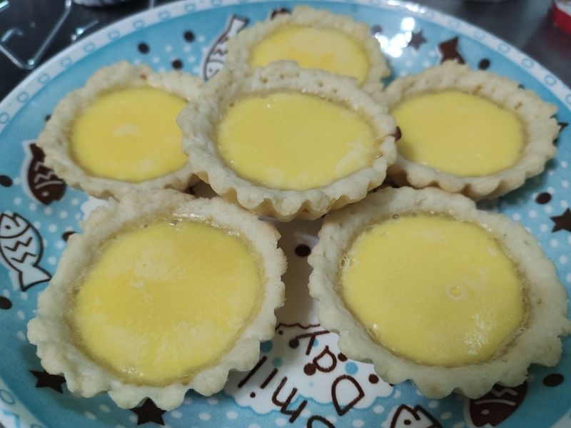 簡易蛋塔 無奶油、含塔皮製作方法