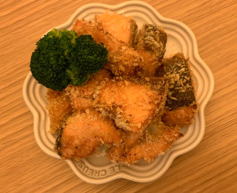 酥炸鮭魚（氣炸鍋）