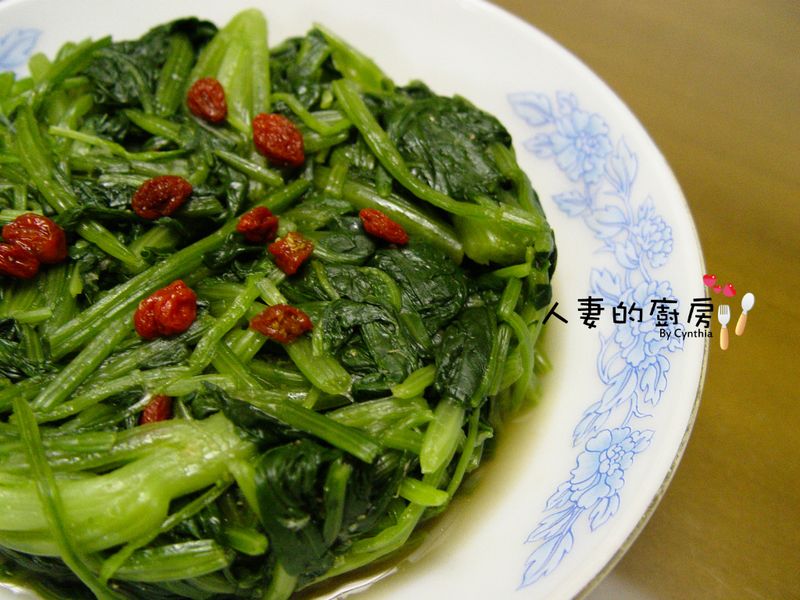 薑汁撞波菜