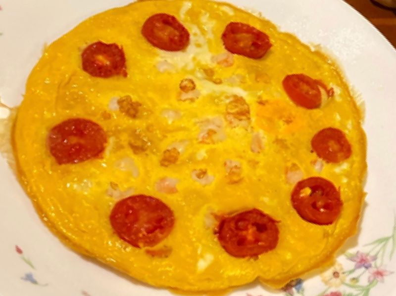 蝦子烘蛋Pizza