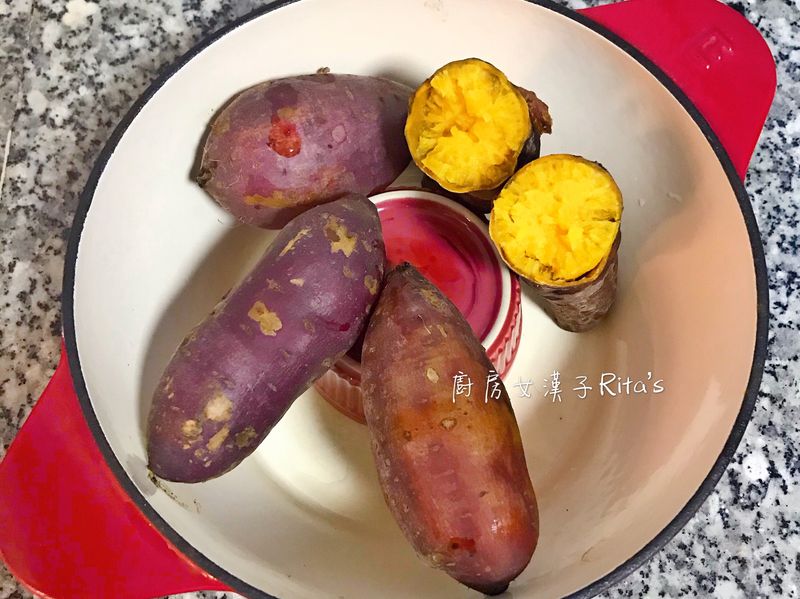 鑄鐵鍋烤地瓜