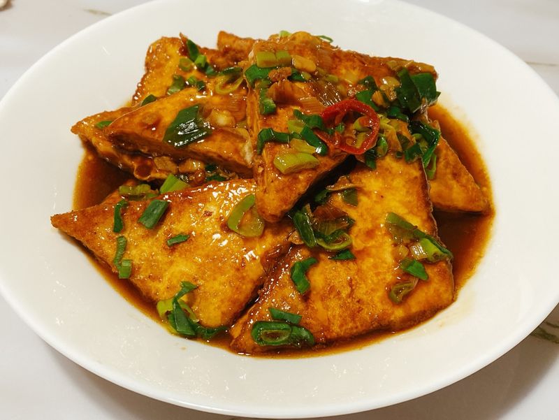 蔥燒豆腐