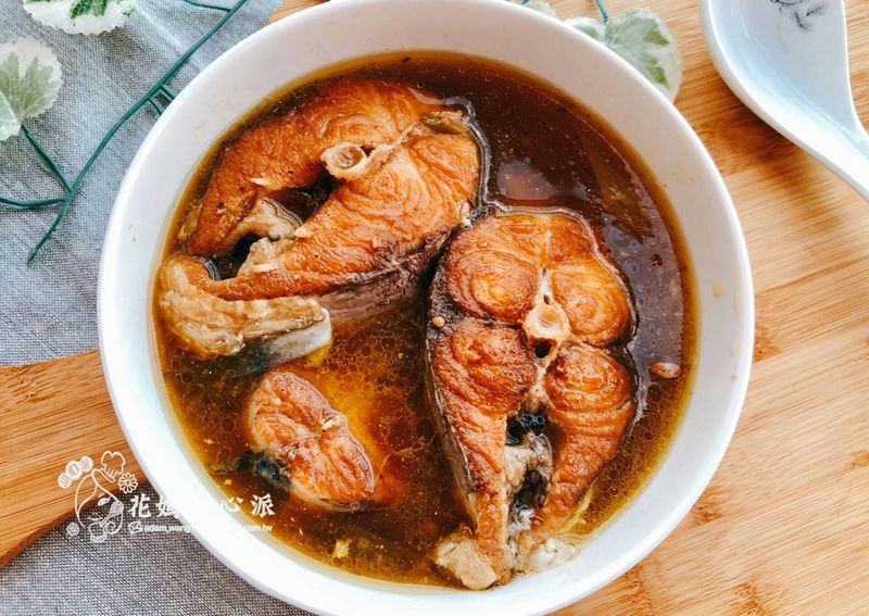蒜苗烏魚湯