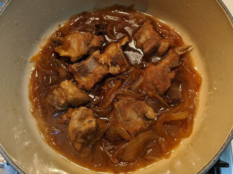 洋蔥排骨(有點失敗)