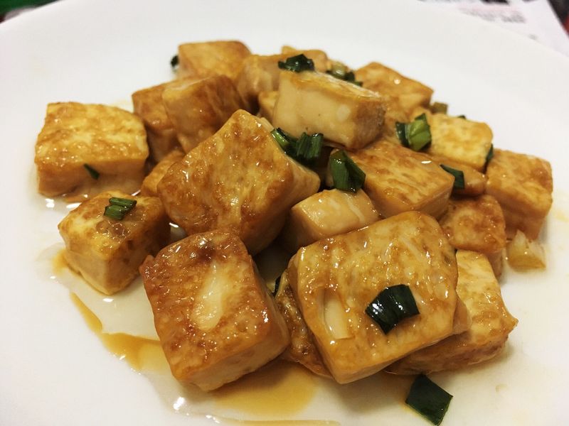 蔥燒豆腐