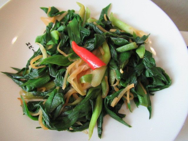甜麵醬蒜苗