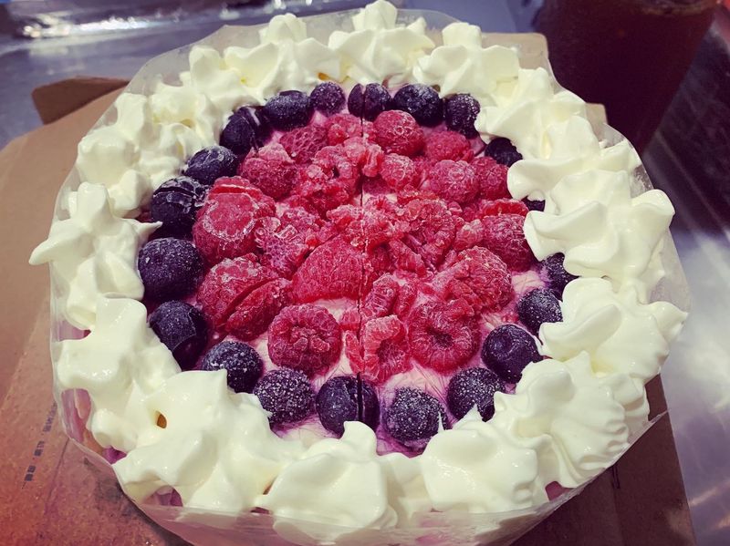 莓果醬法式酸奶油乳酪蛋糕🍰{免烤箱}