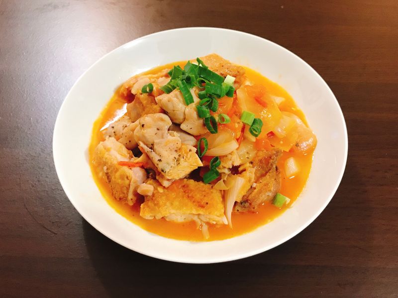 糖醋雞腿肉(免油炸)