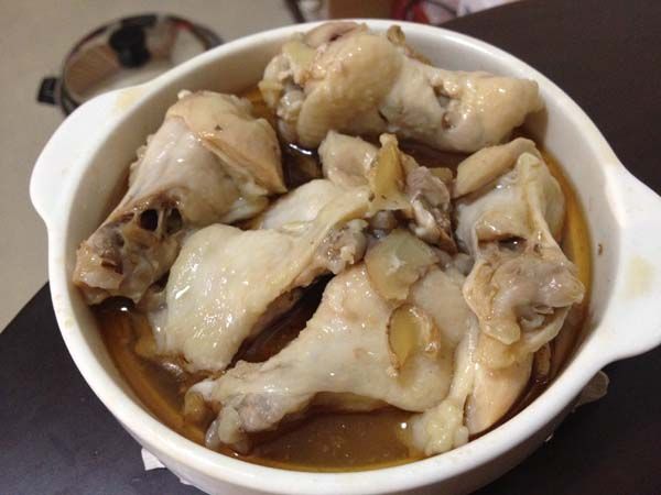 蒸麻油雞(電鍋料理)
