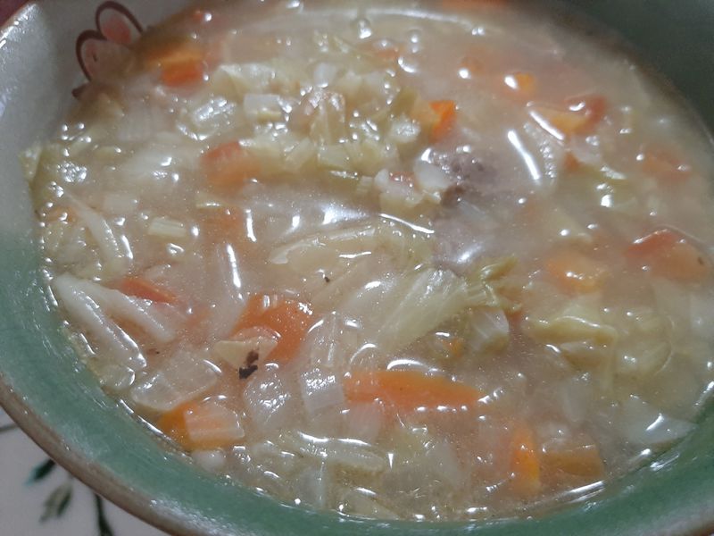 時蔬牛肉湯