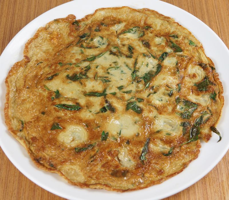 【哇菜影音食譜】九層塔煎蛋