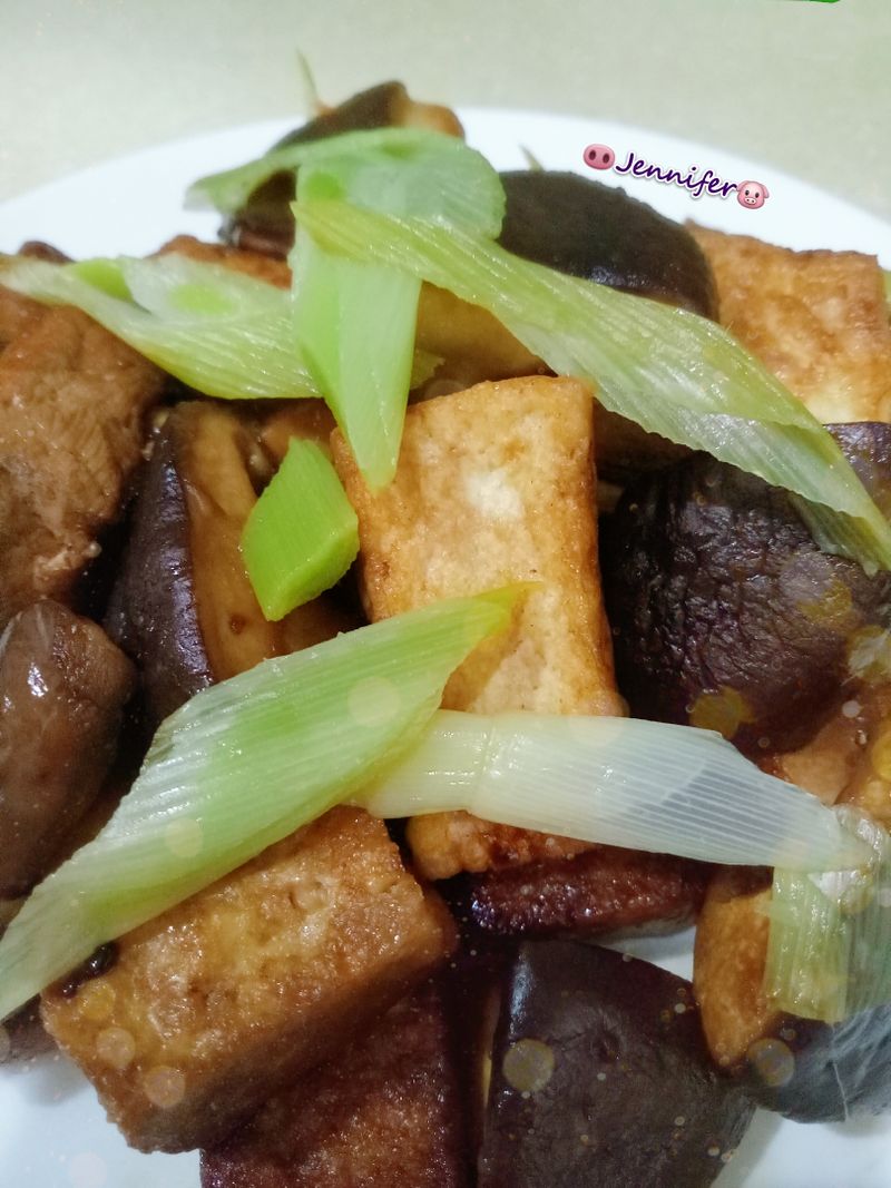 醬燒豆腐香菇