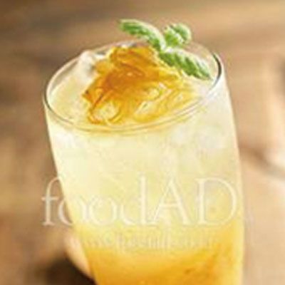 柚子茶氣泡飲