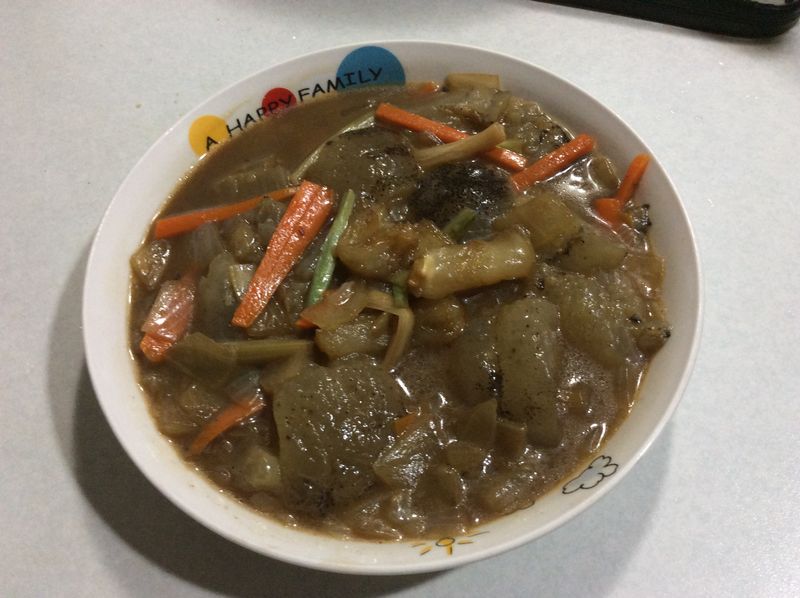 年菜料理~蹄筋煨海參